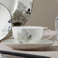 New arrival exquisite modern cheap white ceramic dinner plate sets